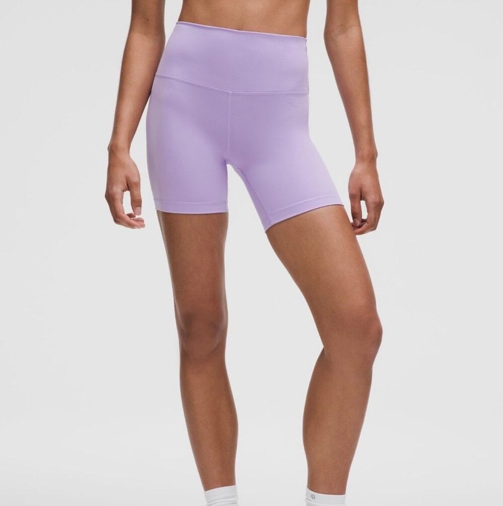 Lululemon Wunder Train High-Rise Short 6” Purple Size 10